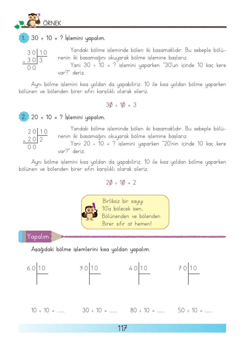 3. Sınıf Matematik Ders Kitabı Cevapları Meb Yayınları Sayfa 117