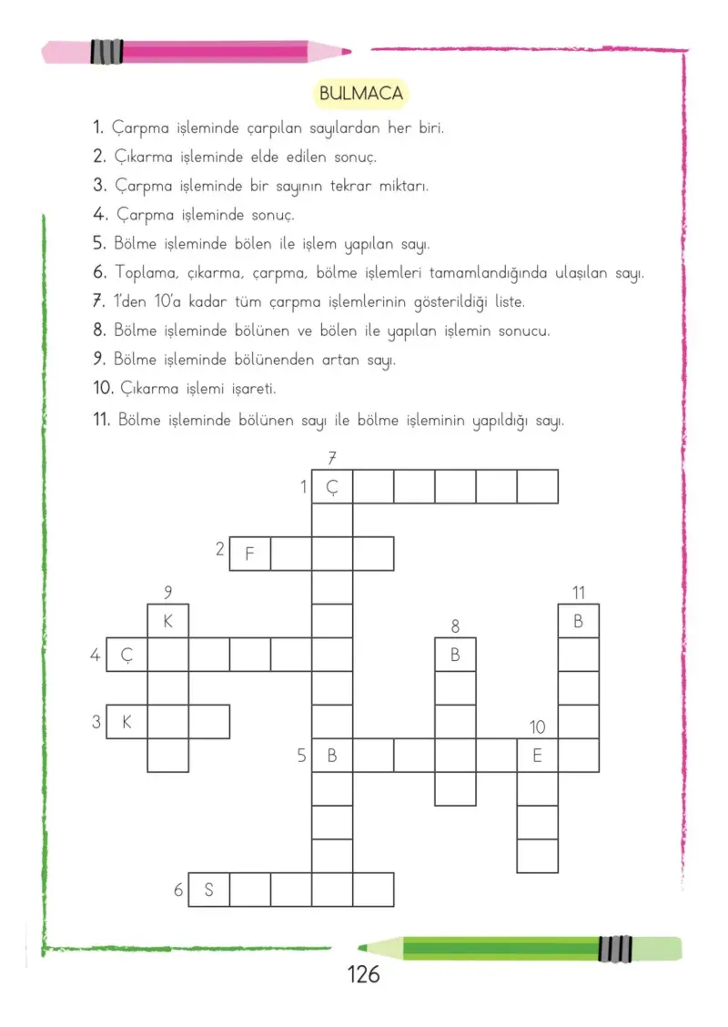 3. Sınıf Matematik Ders Kitabı Cevapları Meb Yayınları Sayfa 126