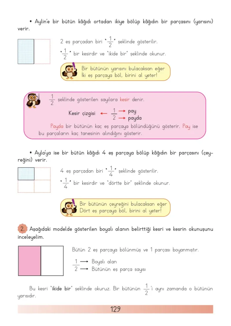 3. Sınıf Matematik Ders Kitabı Cevapları Meb Yayınları Sayfa 129