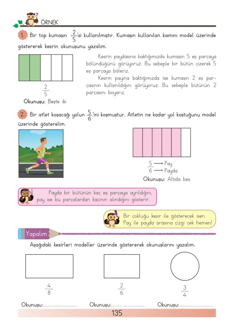 3. Sınıf Matematik Ders Kitabı Cevapları Meb Yayınları Sayfa 135