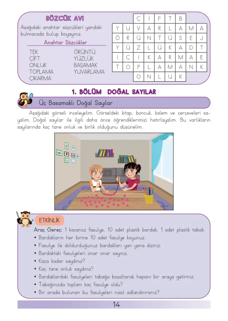 3. Sınıf Matematik Ders Kitabı Cevapları Meb Yayınları Sayfa 14