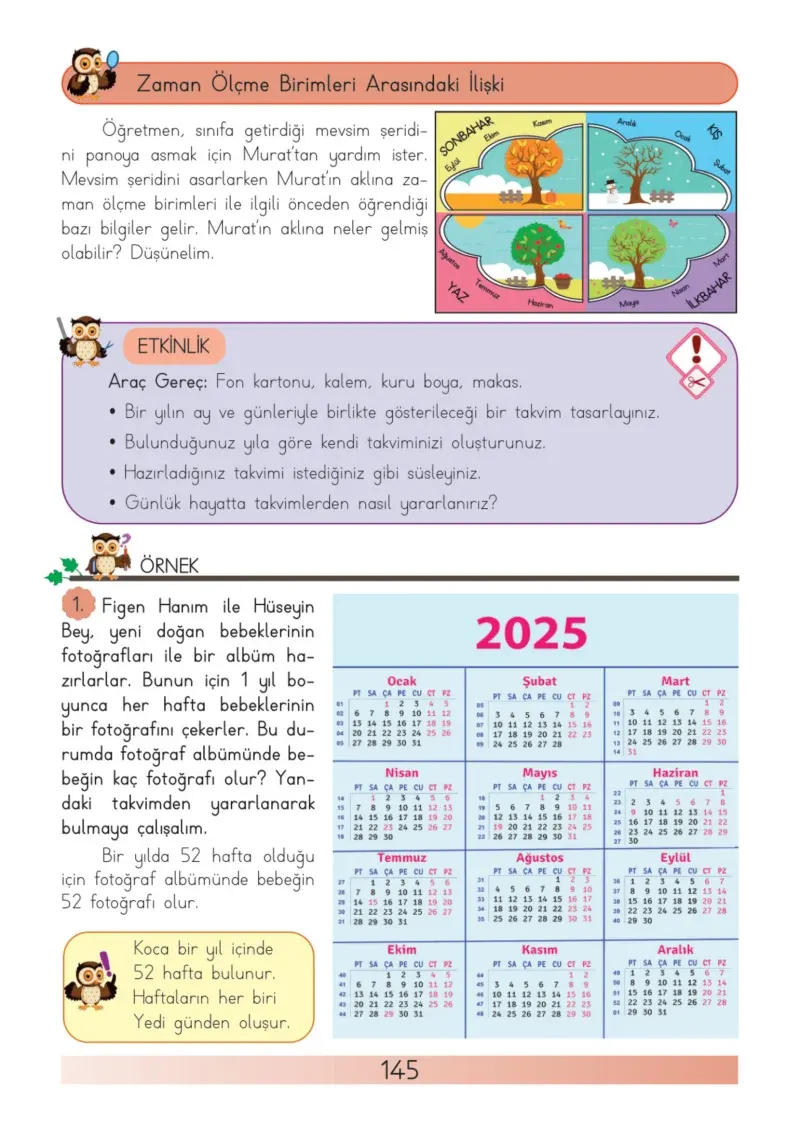 3. Sınıf Matematik Ders Kitabı Cevapları Meb Yayınları Sayfa 145