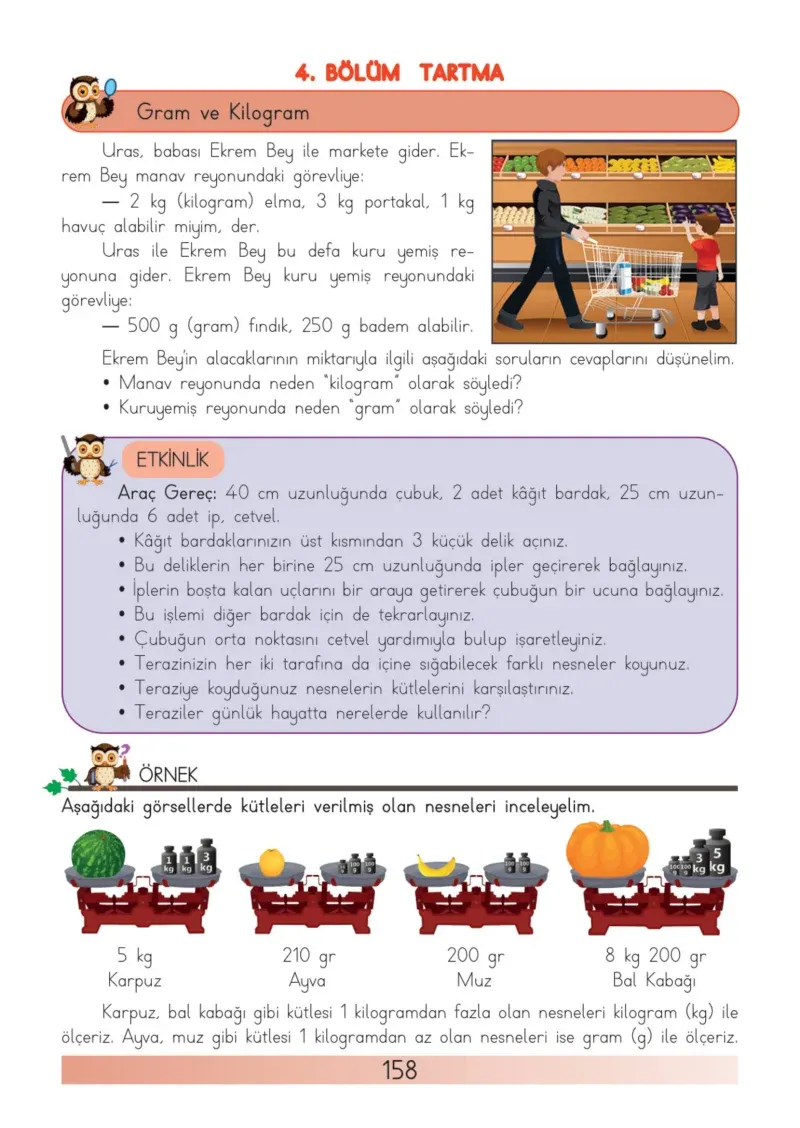 3. Sınıf Matematik Ders Kitabı Cevapları Meb Yayınları Sayfa 158