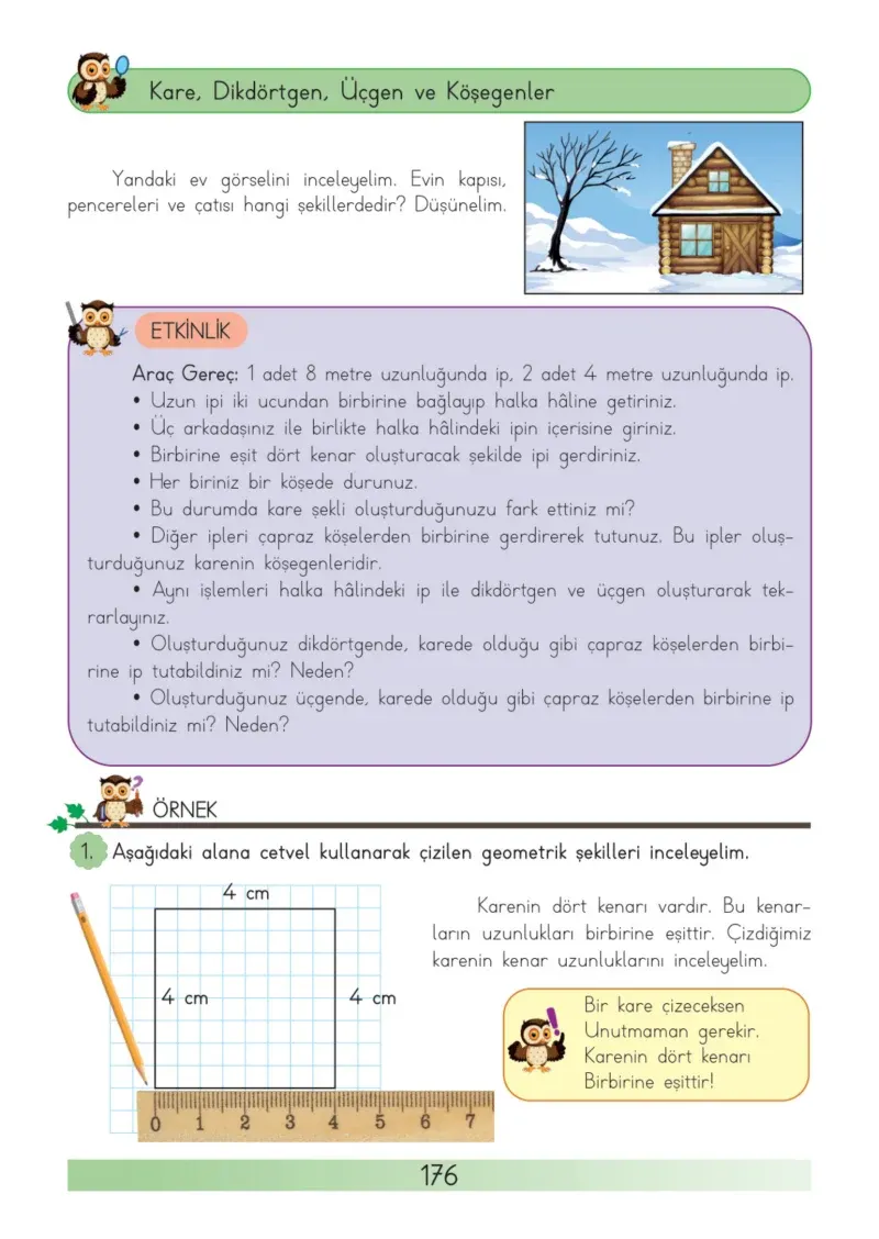 3. Sınıf Matematik Ders Kitabı Cevapları Meb Yayınları Sayfa 176
