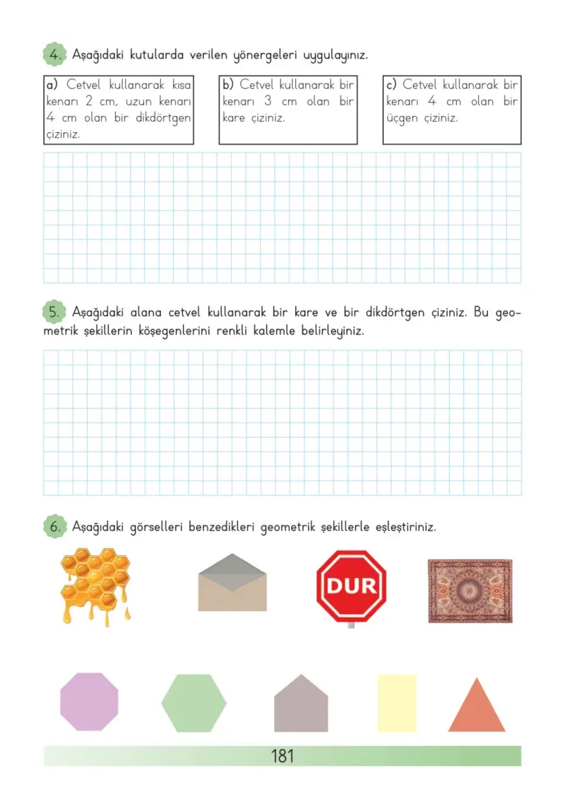 3. Sınıf Matematik Ders Kitabı Cevapları Meb Yayınları Sayfa 181