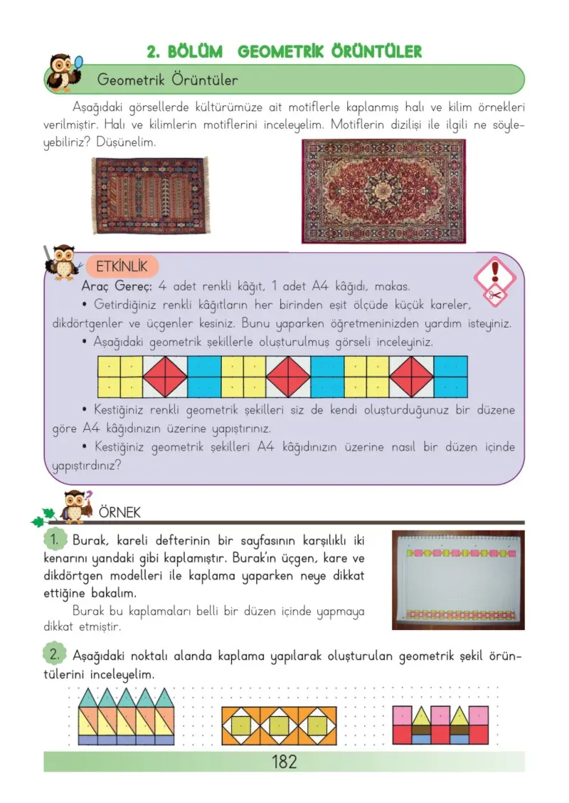 3. Sınıf Matematik Ders Kitabı Cevapları Meb Yayınları Sayfa 182