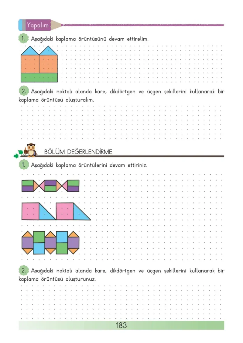 3. Sınıf Matematik Ders Kitabı Cevapları Meb Yayınları Sayfa 183