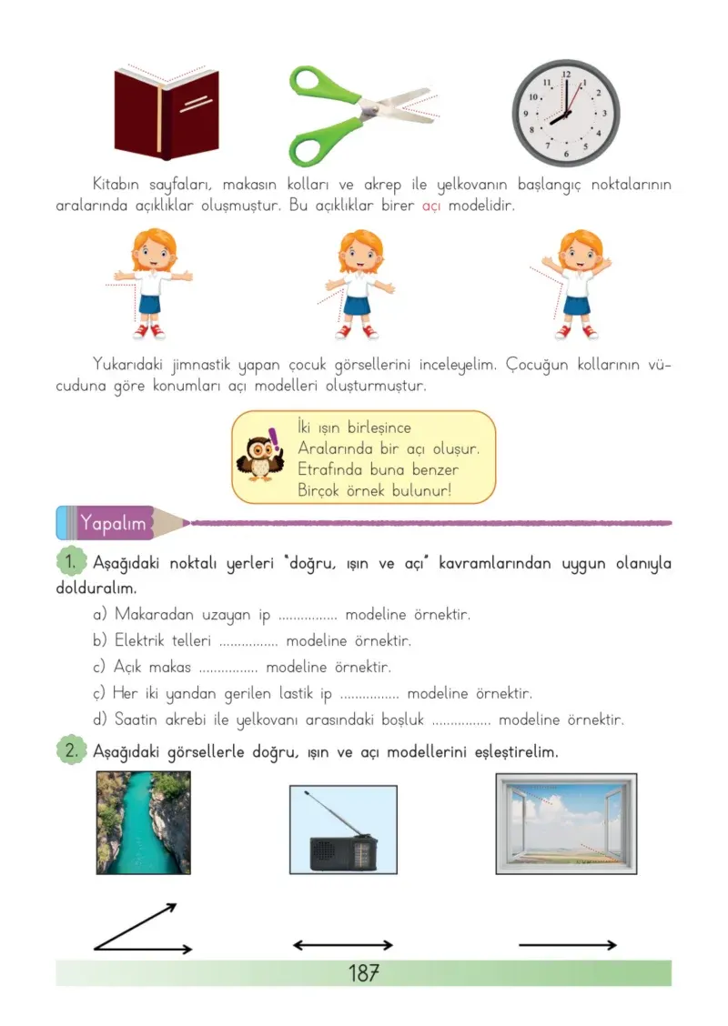 3. Sınıf Matematik Ders Kitabı Cevapları Meb Yayınları Sayfa 187