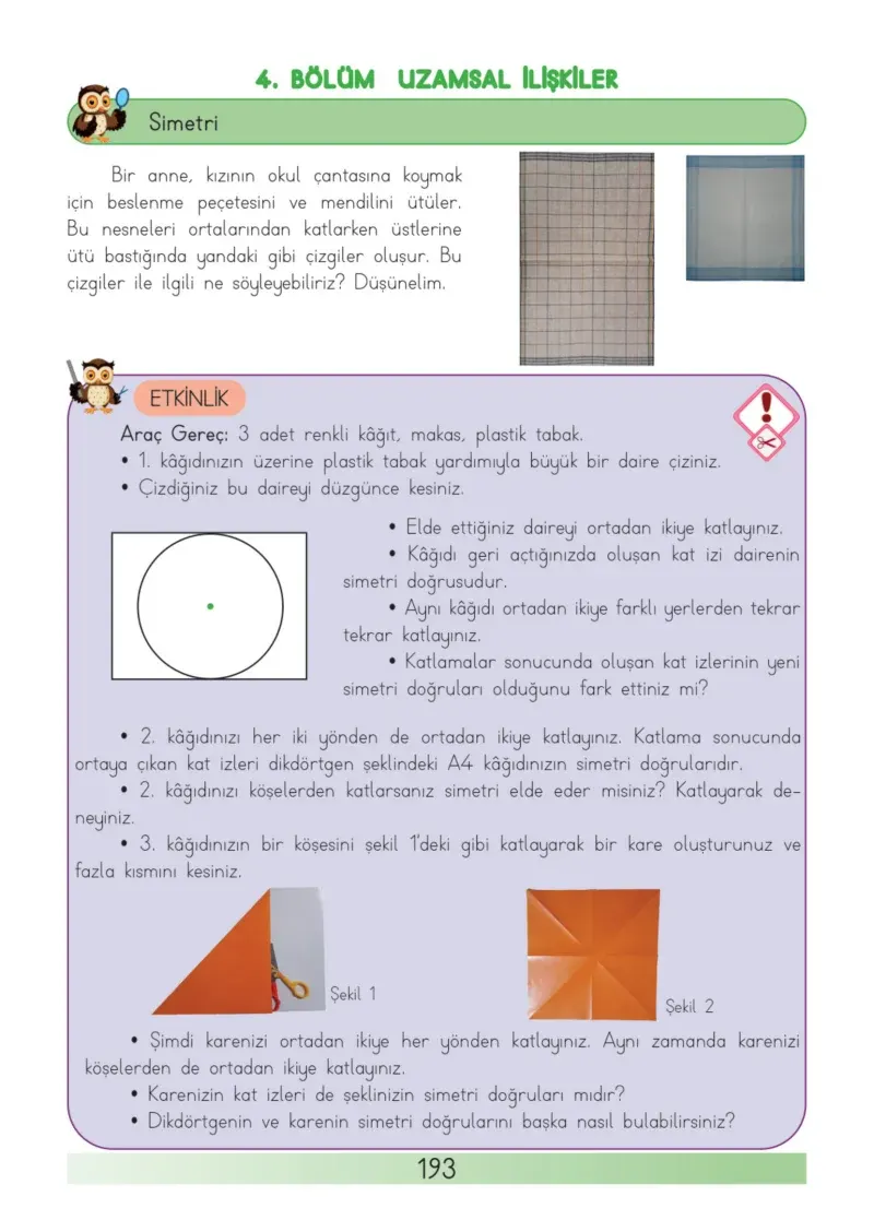 3. Sınıf Matematik Ders Kitabı Cevapları Meb Yayınları Sayfa 193