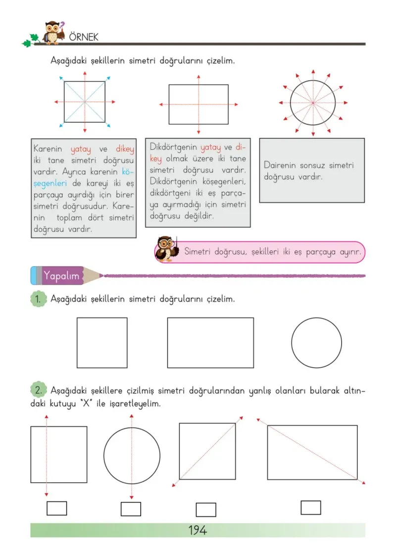 3. Sınıf Matematik Ders Kitabı Cevapları Meb Yayınları Sayfa 194
