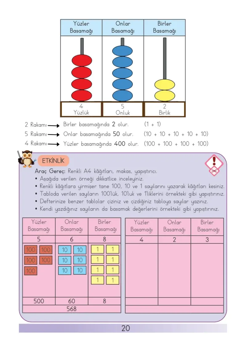 3. Sınıf Matematik Ders Kitabı Cevapları Meb Yayınları Sayfa 20