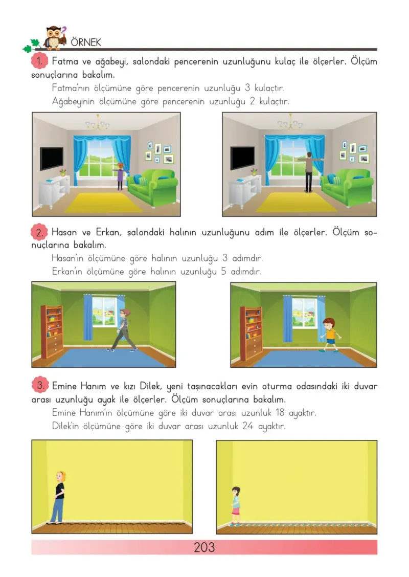 3. Sınıf Matematik Ders Kitabı Cevapları Meb Yayınları Sayfa 203