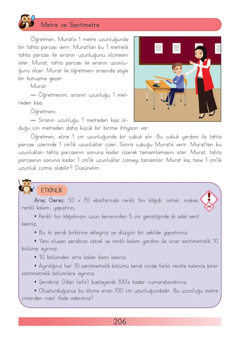 3. Sınıf Matematik Ders Kitabı Cevapları Meb Yayınları Sayfa 206