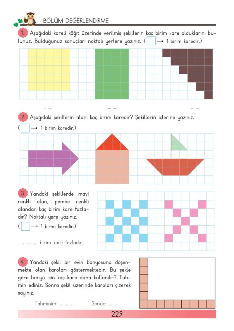 3. Sınıf Matematik Ders Kitabı Cevapları Meb Yayınları Sayfa 229