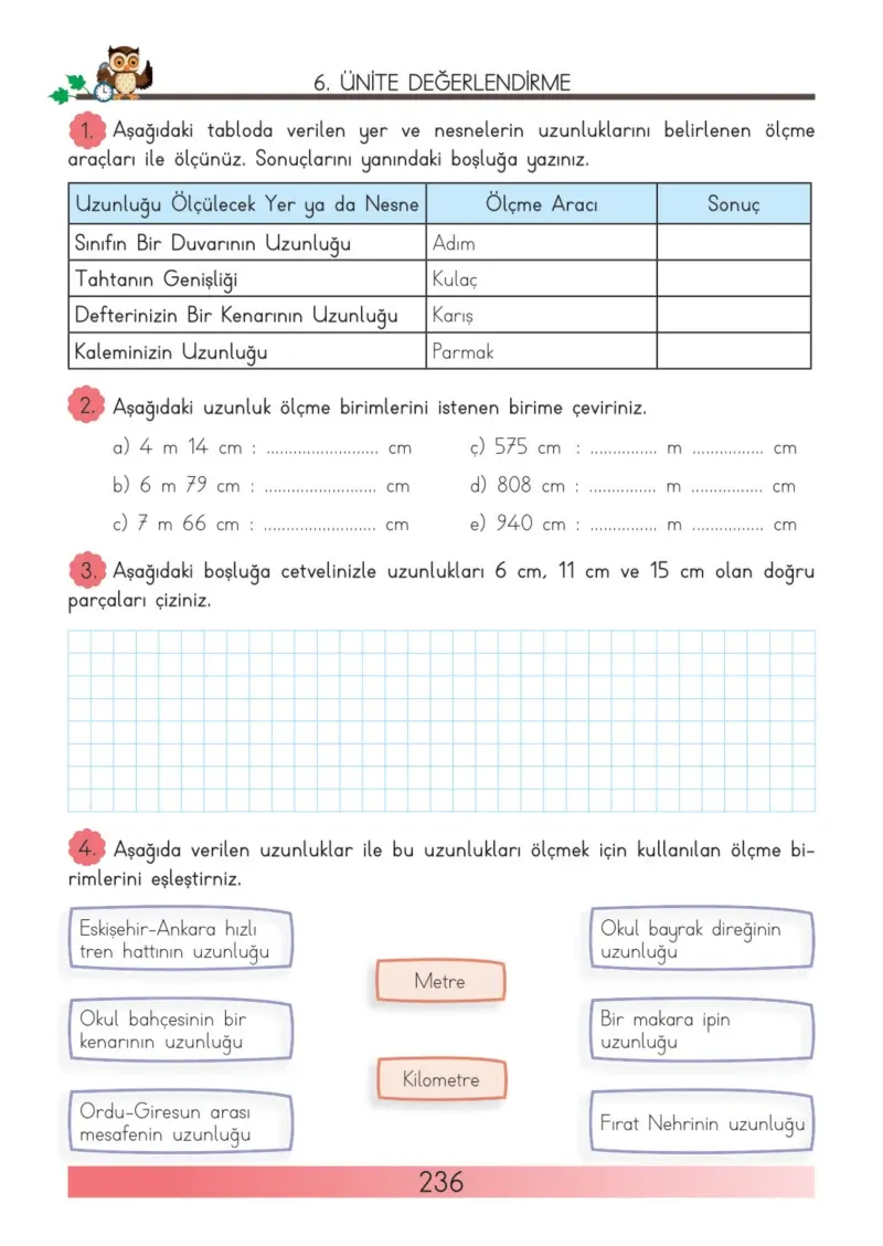 3. Sınıf Matematik Ders Kitabı Cevapları Meb Yayınları Sayfa 236