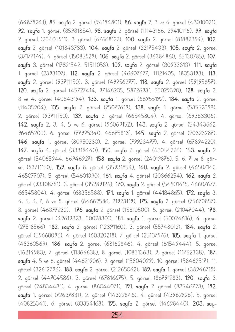 3. Sınıf Matematik Ders Kitabı Cevapları Meb Yayınları Sayfa 254