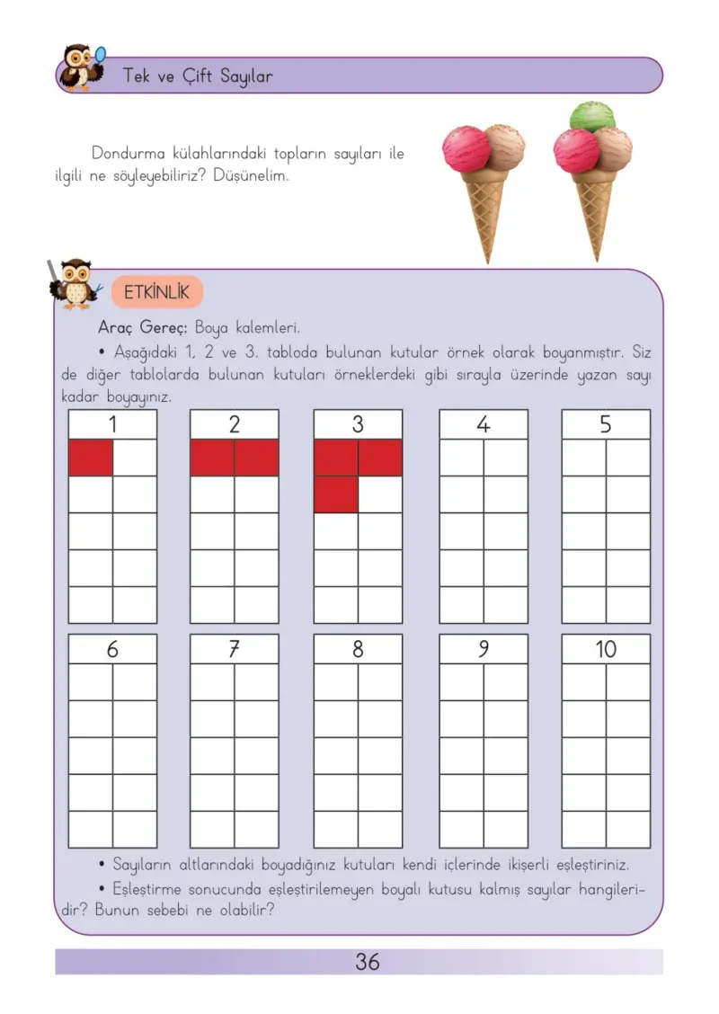 3. Sınıf Matematik Ders Kitabı Cevapları Meb Yayınları Sayfa 36
