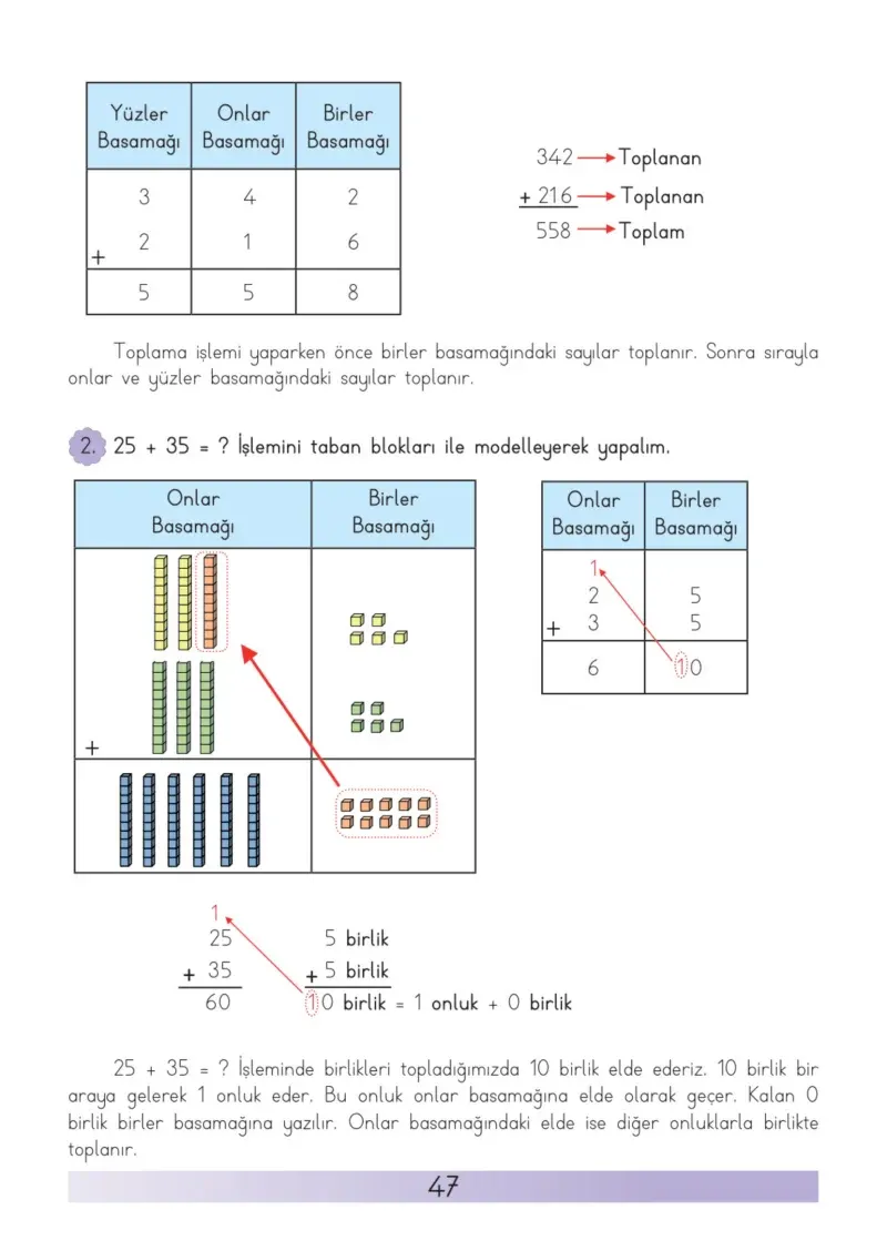 3. Sınıf Matematik Ders Kitabı Cevapları Meb Yayınları Sayfa 47