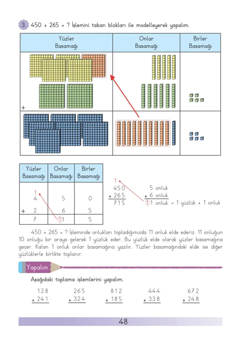 3. Sınıf Matematik Ders Kitabı Cevapları Meb Yayınları Sayfa 48