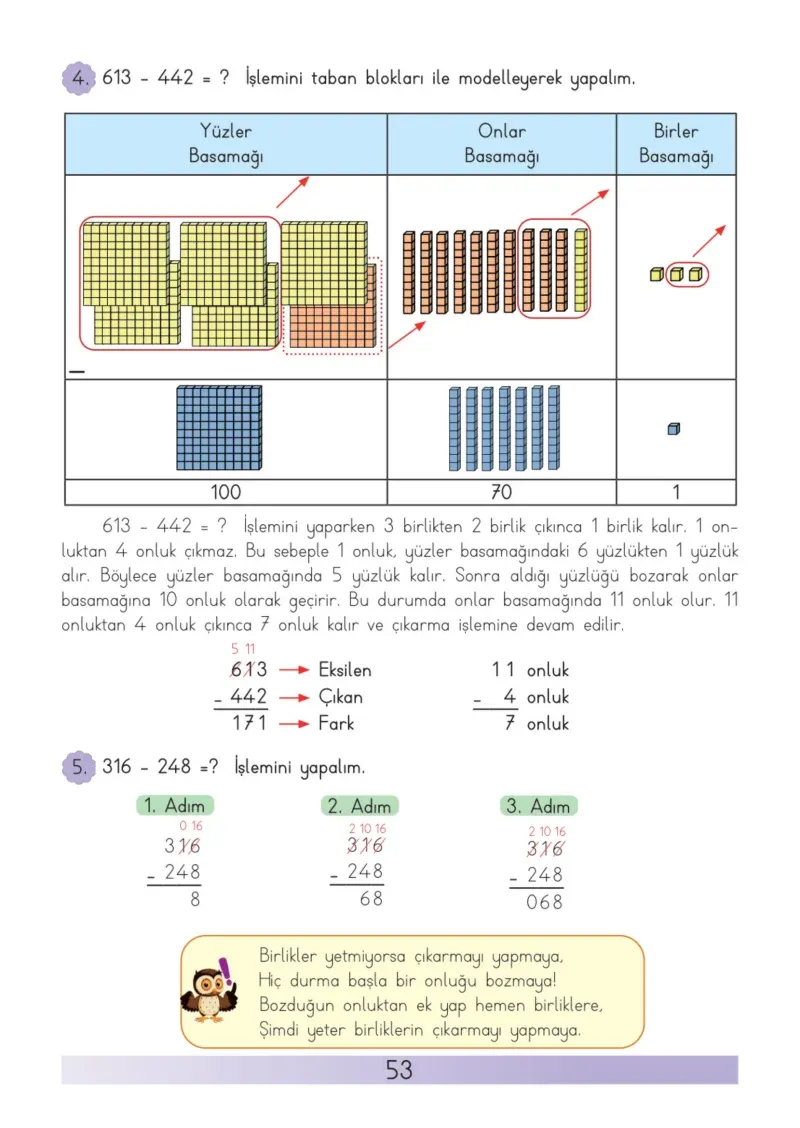 3. Sınıf Matematik Ders Kitabı Cevapları Meb Yayınları Sayfa 53