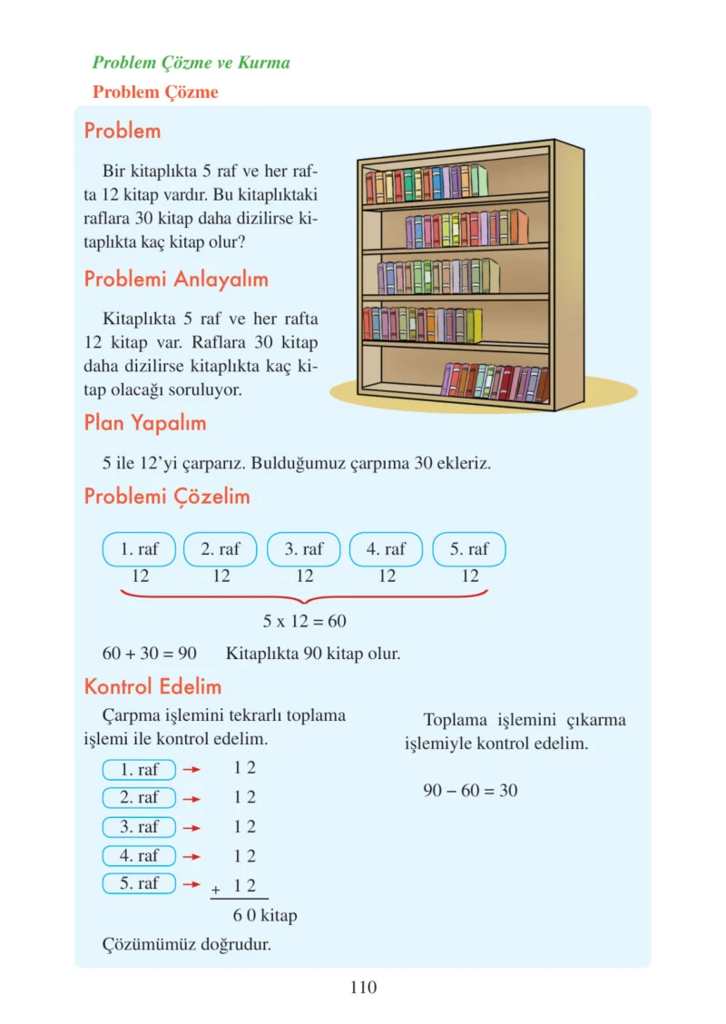 3. Sınıf Matematik Ders Kitabı Cevapları Tuna Matbacılık Yayınları Sayfa 110