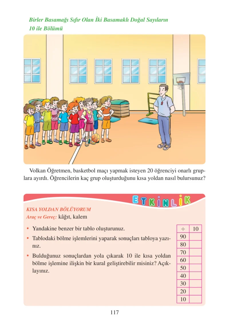 3. Sınıf Matematik Ders Kitabı Cevapları Tuna Matbacılık Yayınları Sayfa 117