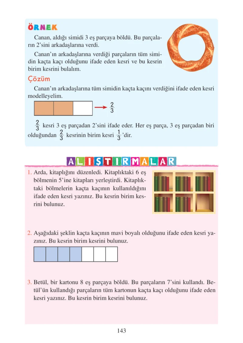 3. Sınıf Matematik Ders Kitabı Cevapları Tuna Matbacılık Yayınları Sayfa 143