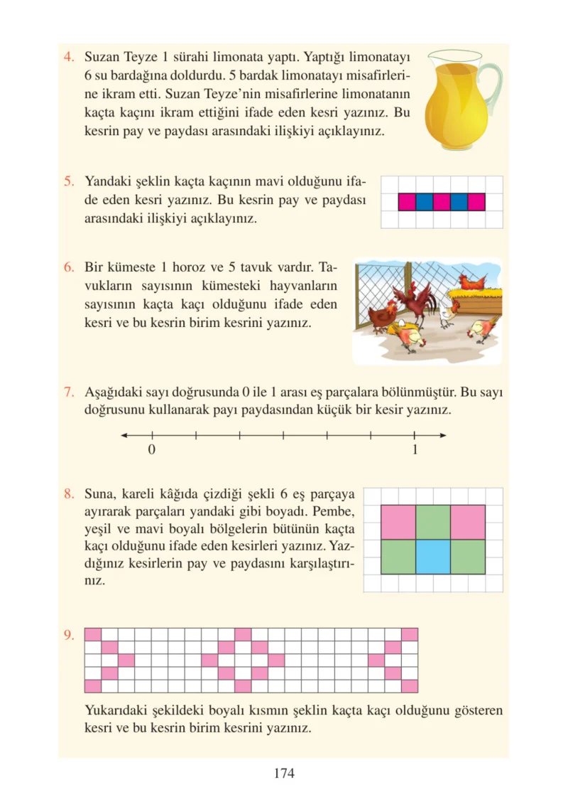 3. Sınıf Matematik Ders Kitabı Cevapları Tuna Matbacılık Yayınları Sayfa 174