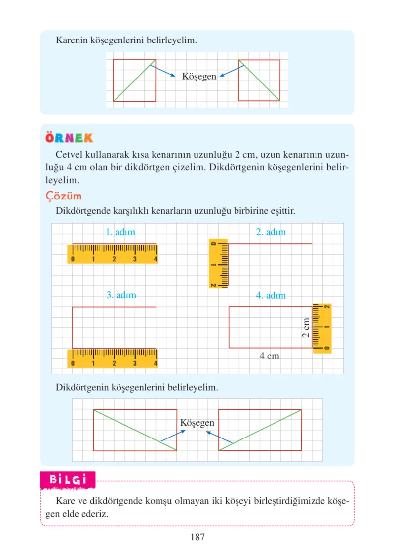 3. Sınıf Matematik Ders Kitabı Cevapları Tuna Matbacılık Yayınları Sayfa 187