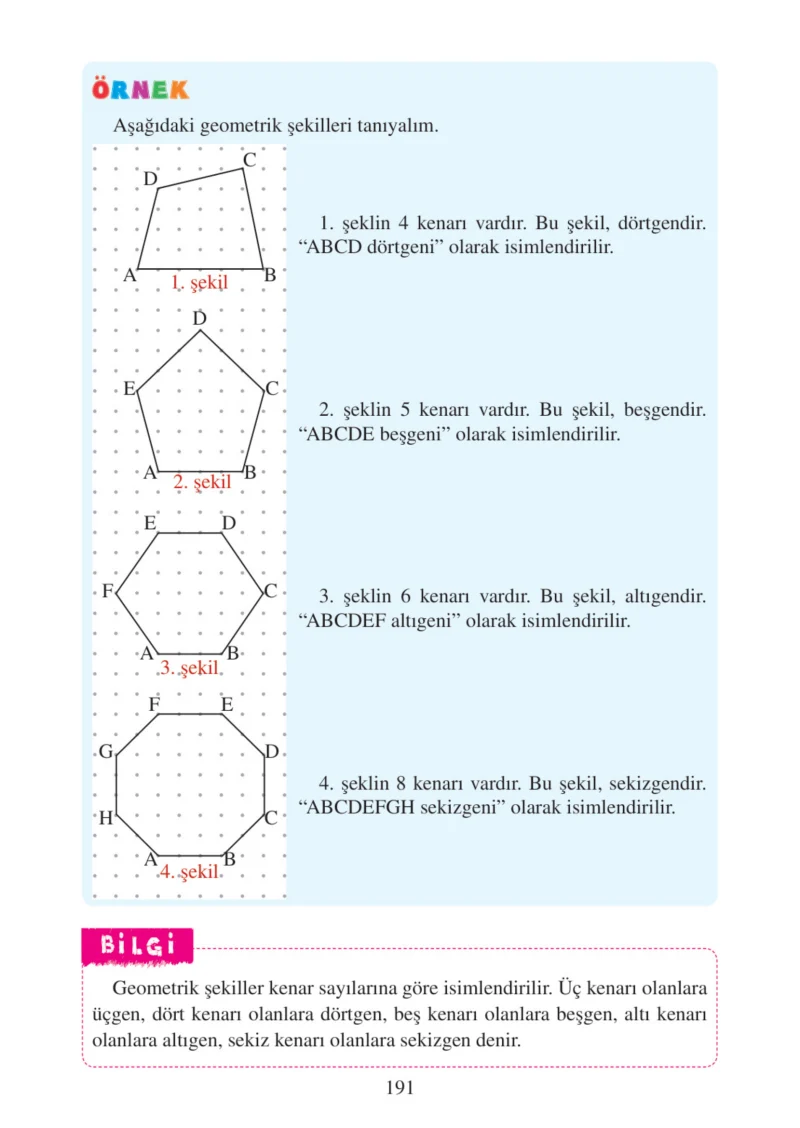 3. Sınıf Matematik Ders Kitabı Cevapları Tuna Matbacılık Yayınları Sayfa 191