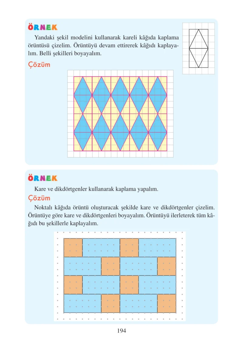3. Sınıf Matematik Ders Kitabı Cevapları Tuna Matbacılık Yayınları Sayfa 194