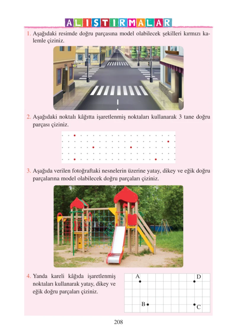 3. Sınıf Matematik Ders Kitabı Cevapları Tuna Matbacılık Yayınları Sayfa 208