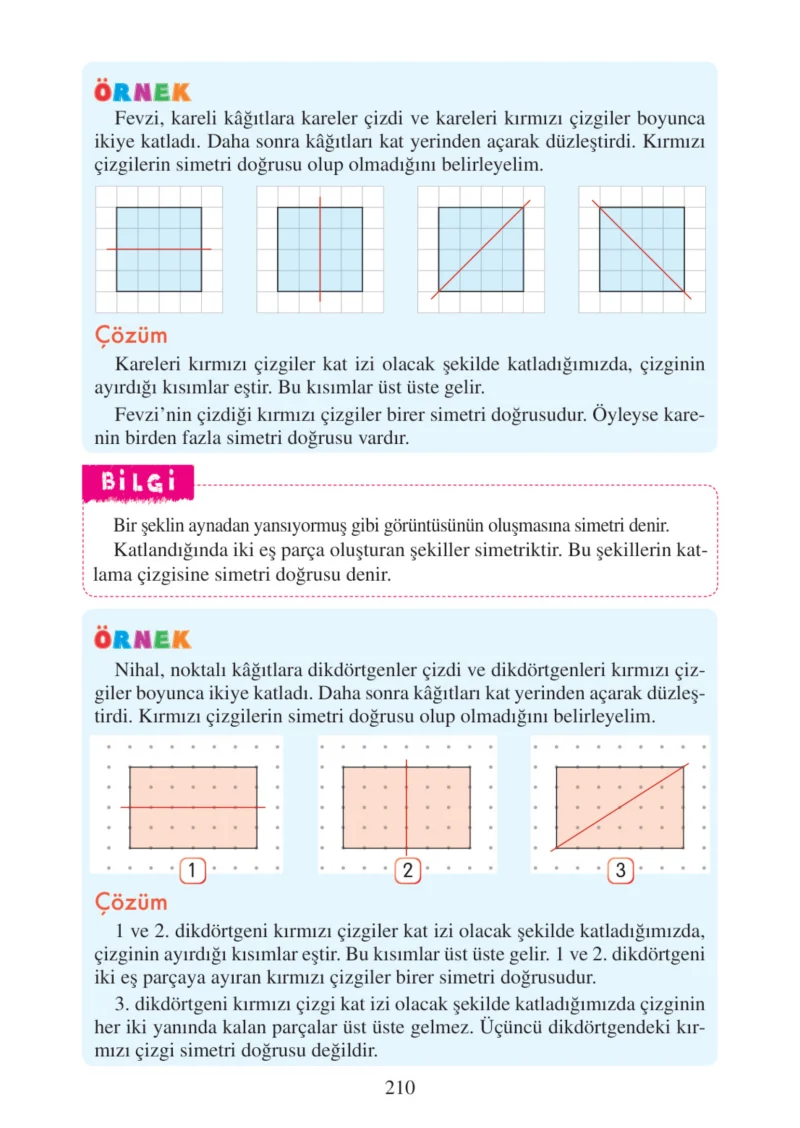 3. Sınıf Matematik Ders Kitabı Cevapları Tuna Matbacılık Yayınları Sayfa 210