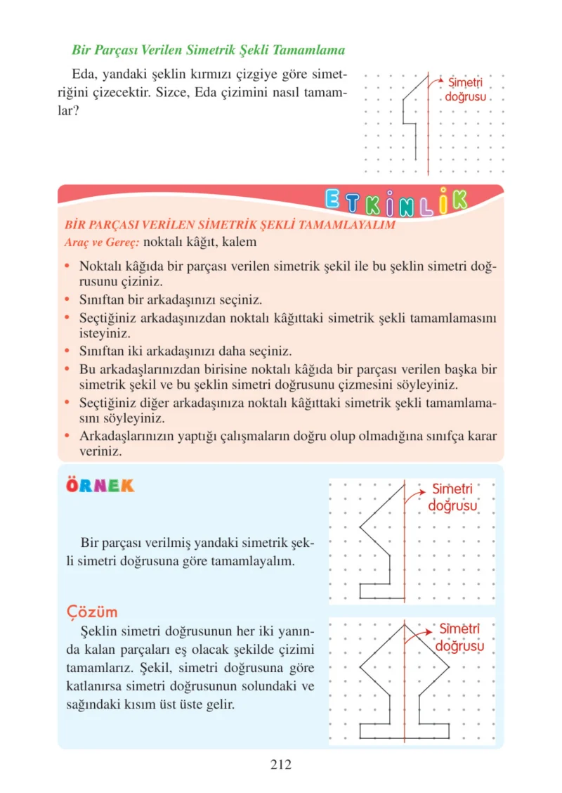 3. Sınıf Matematik Ders Kitabı Cevapları Tuna Matbacılık Yayınları Sayfa 212