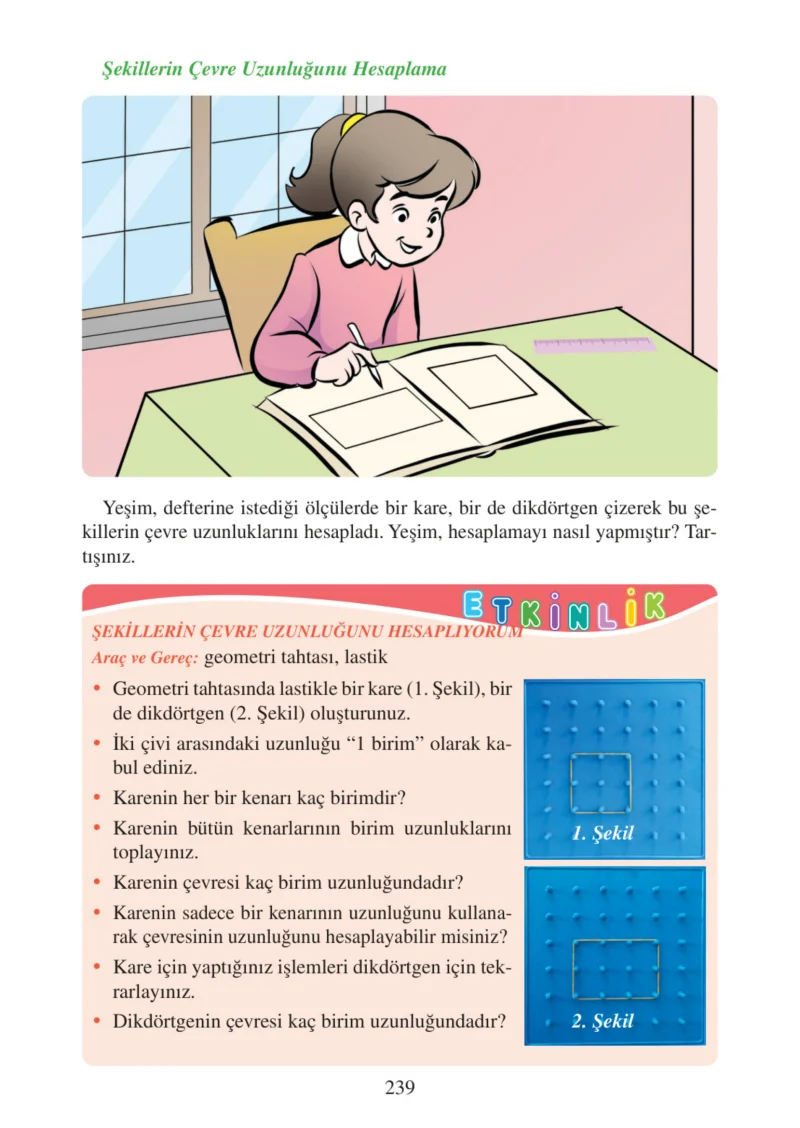 3. Sınıf Matematik Ders Kitabı Cevapları Tuna Matbacılık Yayınları Sayfa 239