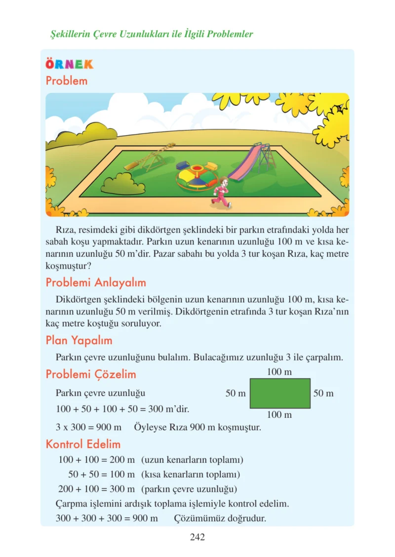 3. Sınıf Matematik Ders Kitabı Cevapları Tuna Matbacılık Yayınları Sayfa 242