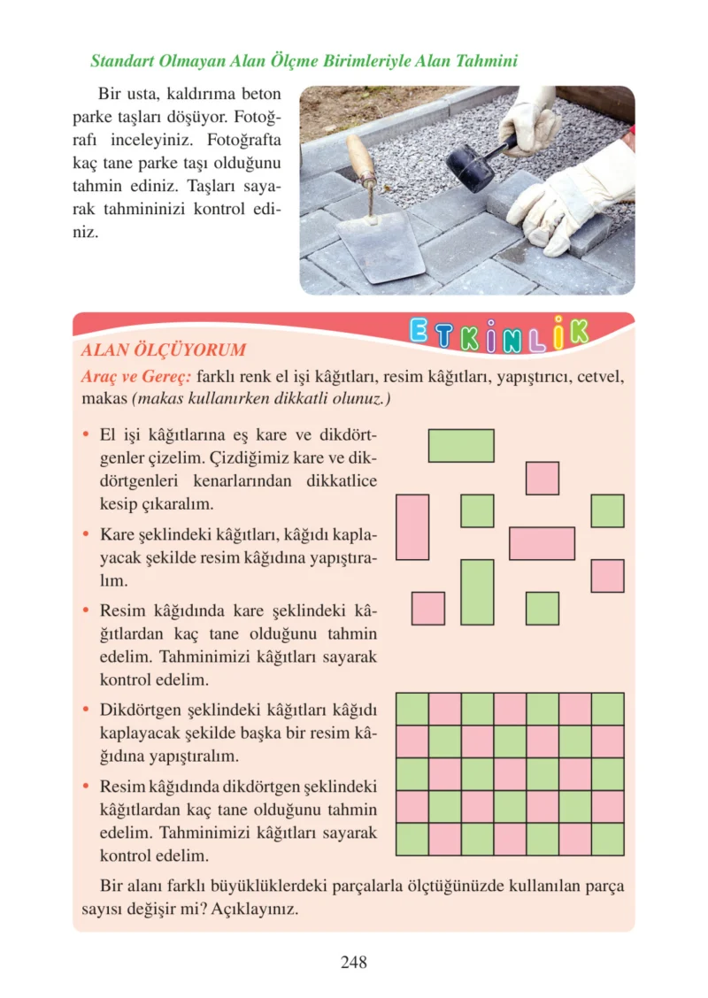 3. Sınıf Matematik Ders Kitabı Cevapları Tuna Matbacılık Yayınları Sayfa 248