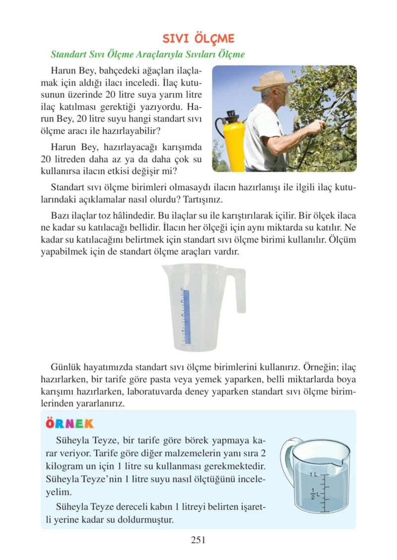 3. Sınıf Matematik Ders Kitabı Cevapları Tuna Matbacılık Yayınları Sayfa 251