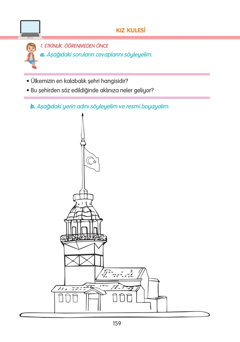 3. Sınıf Türkçe Ders Kitabı Cevapları Gizem Yayınları Sayfa 159
