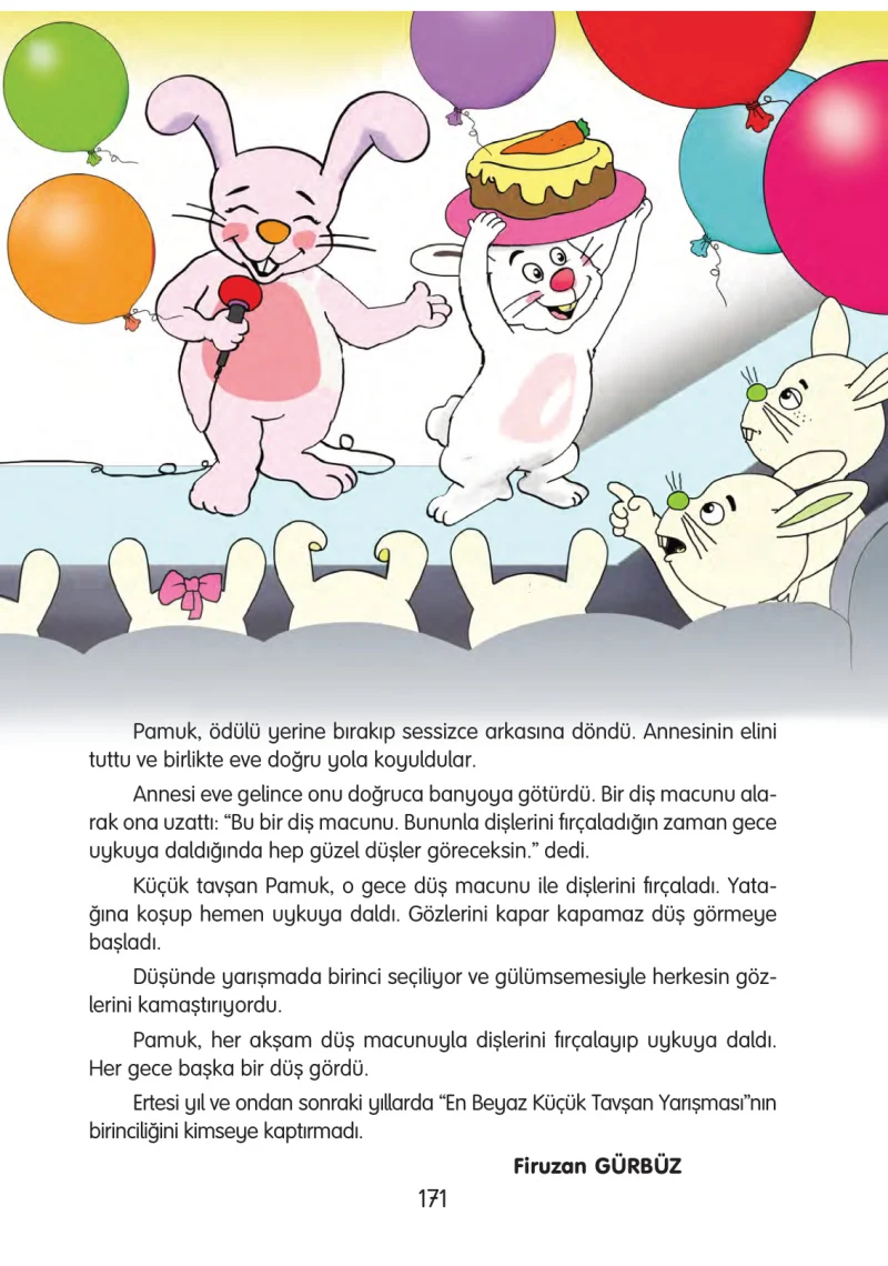 3. Sınıf Türkçe Ders Kitabı Cevapları Gizem Yayınları Sayfa 171
