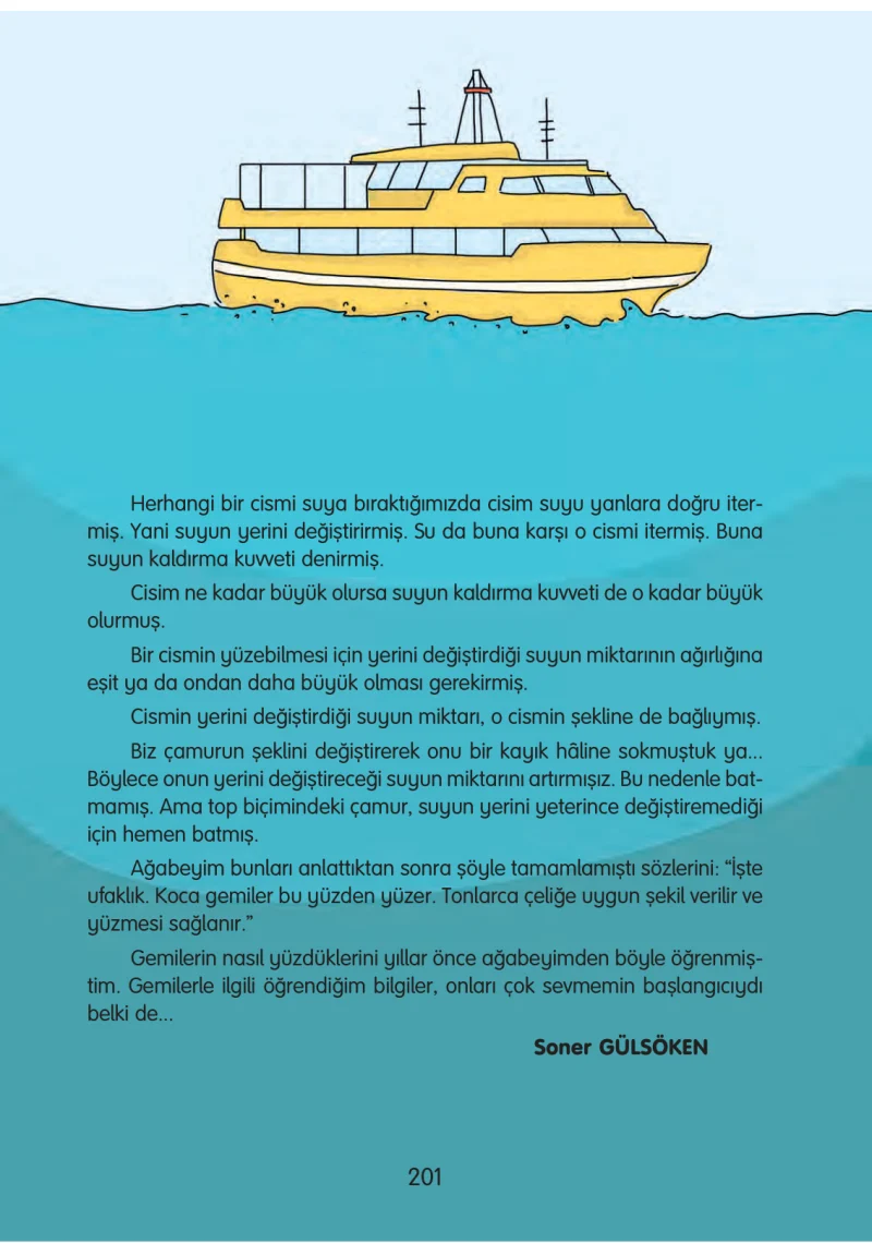 3. Sınıf Türkçe Ders Kitabı Cevapları Gizem Yayınları Sayfa 201