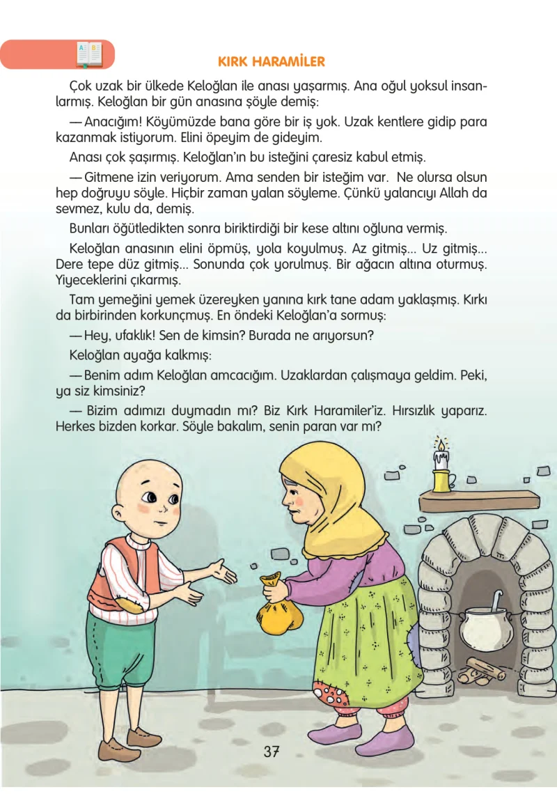 3. Sınıf Türkçe Ders Kitabı Cevapları Gizem Yayınları Sayfa 37