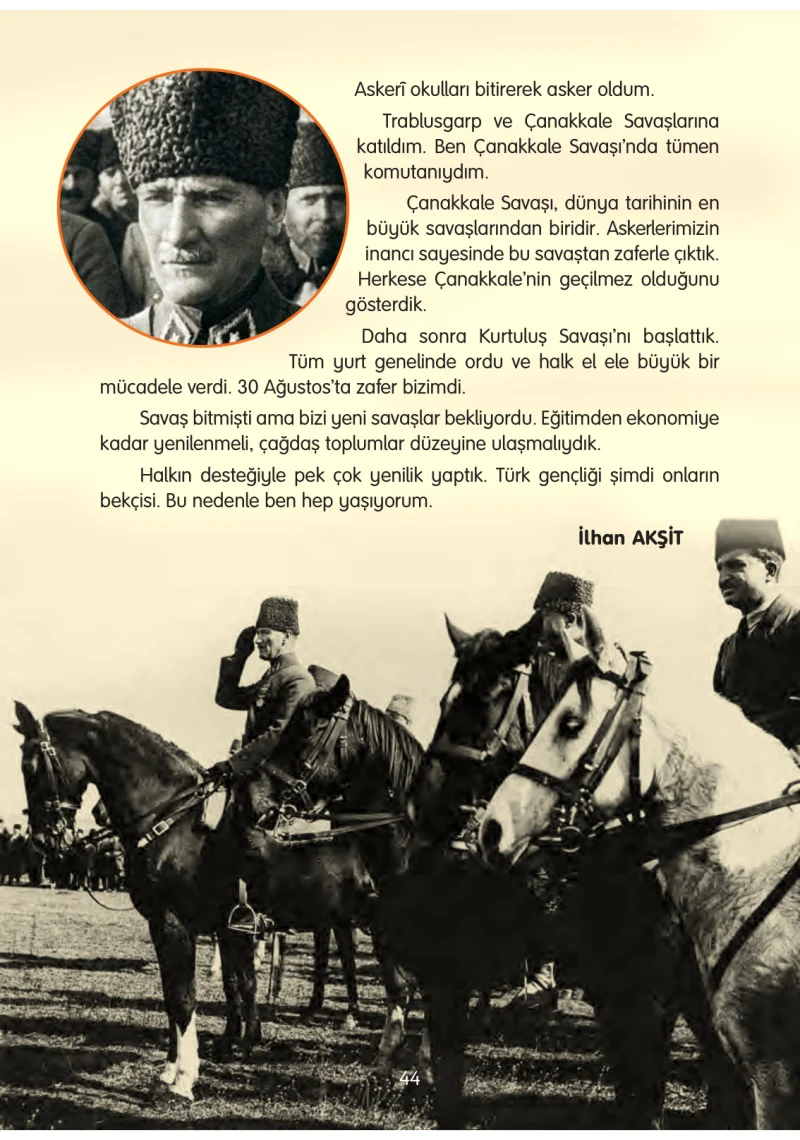 3. Sınıf Türkçe Ders Kitabı Cevapları Gizem Yayınları Sayfa 44
