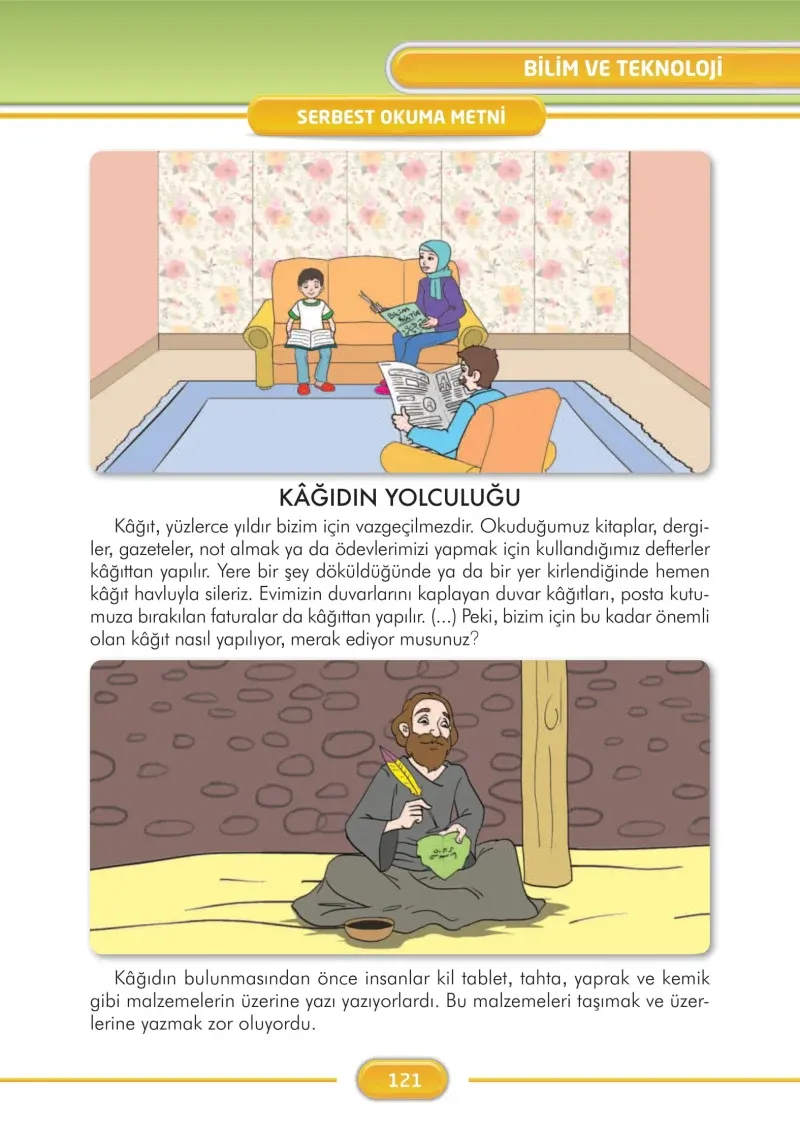 3. Sınıf Türkçe Ders Kitabı Cevapları İlke Yayınları Sayfa 121