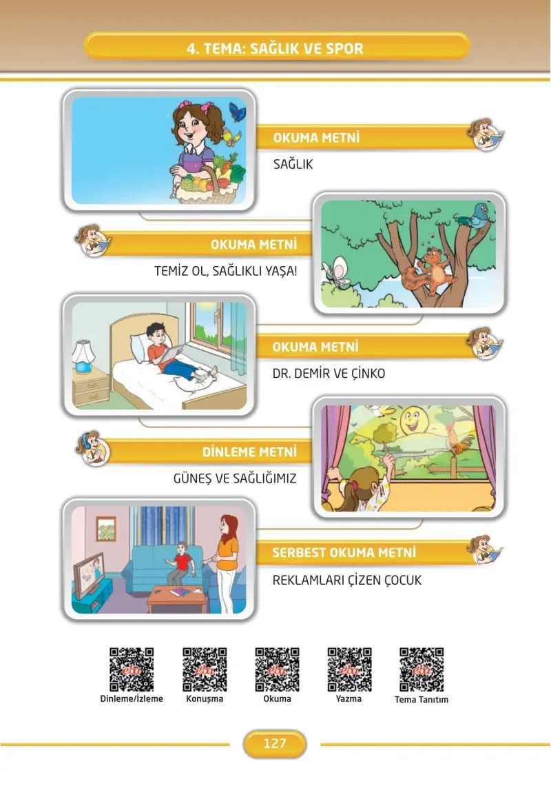 3. Sınıf Türkçe Ders Kitabı Cevapları İlke Yayınları Sayfa 127