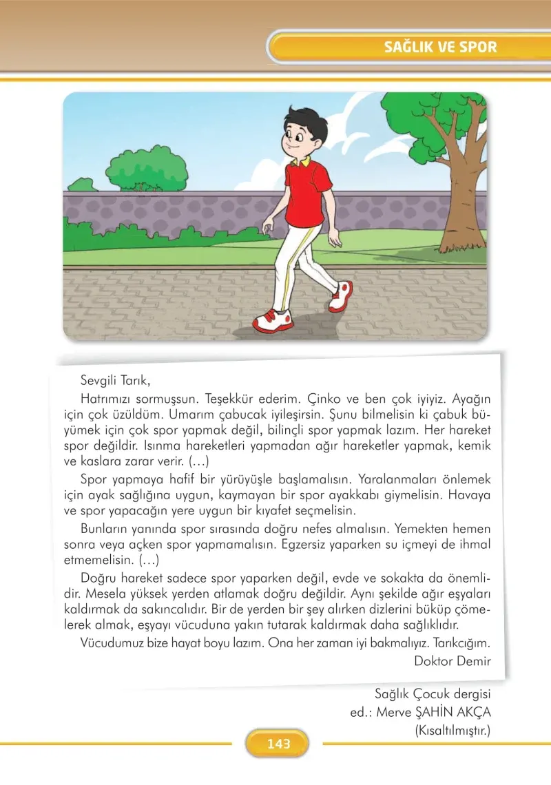 3. Sınıf Türkçe Ders Kitabı Cevapları İlke Yayınları Sayfa 143