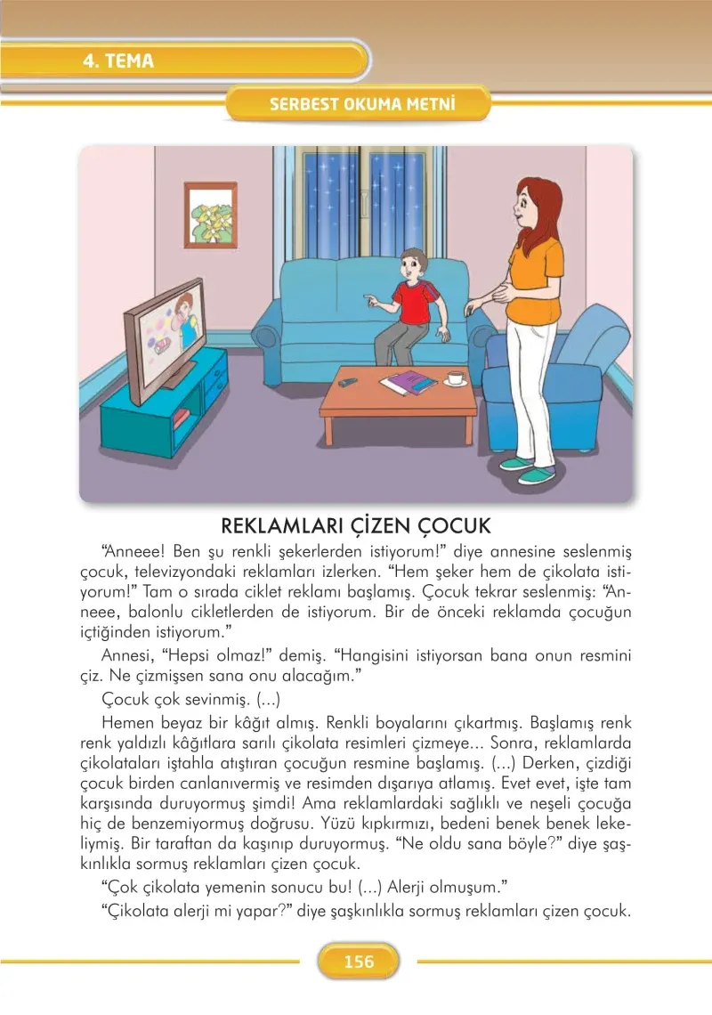 3. Sınıf Türkçe Ders Kitabı Cevapları İlke Yayınları Sayfa 156