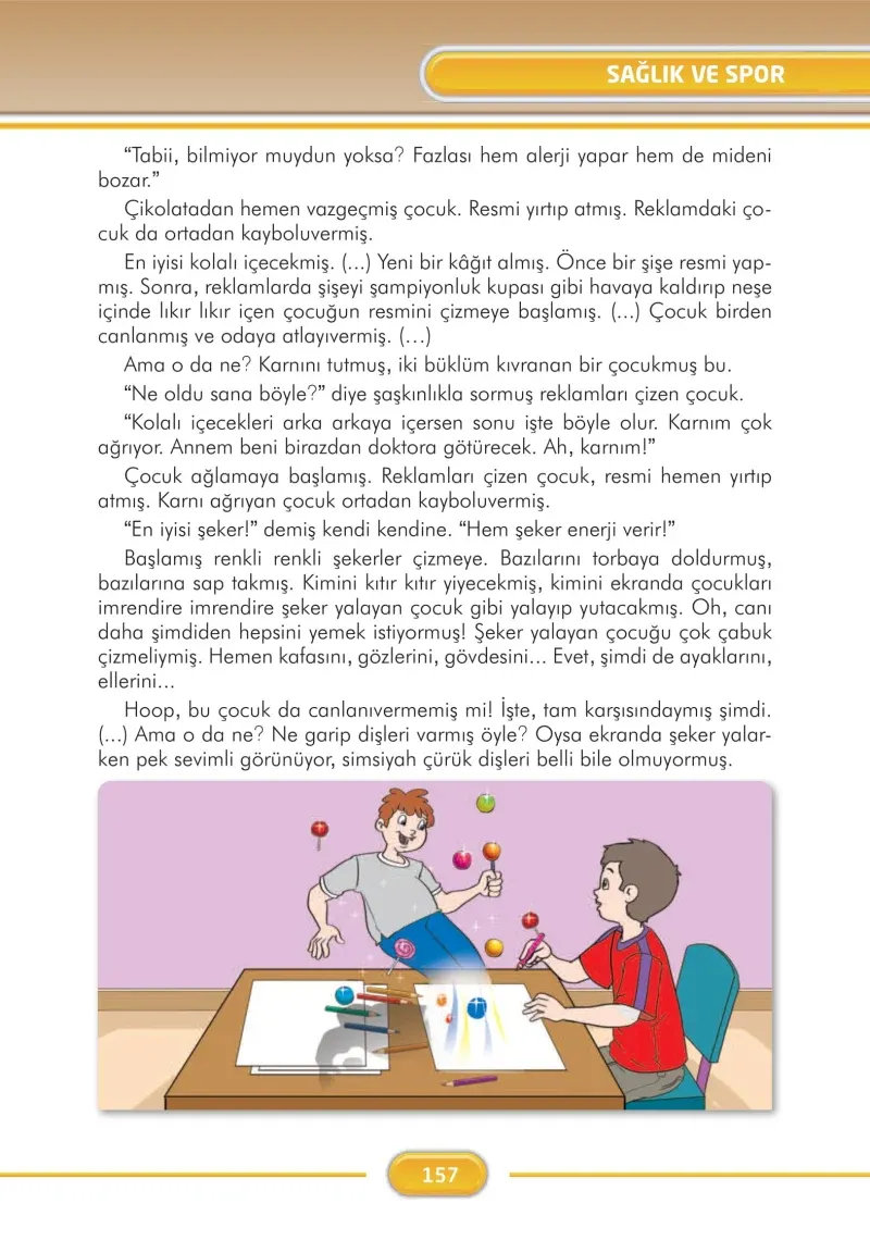 3. Sınıf Türkçe Ders Kitabı Cevapları İlke Yayınları Sayfa 157