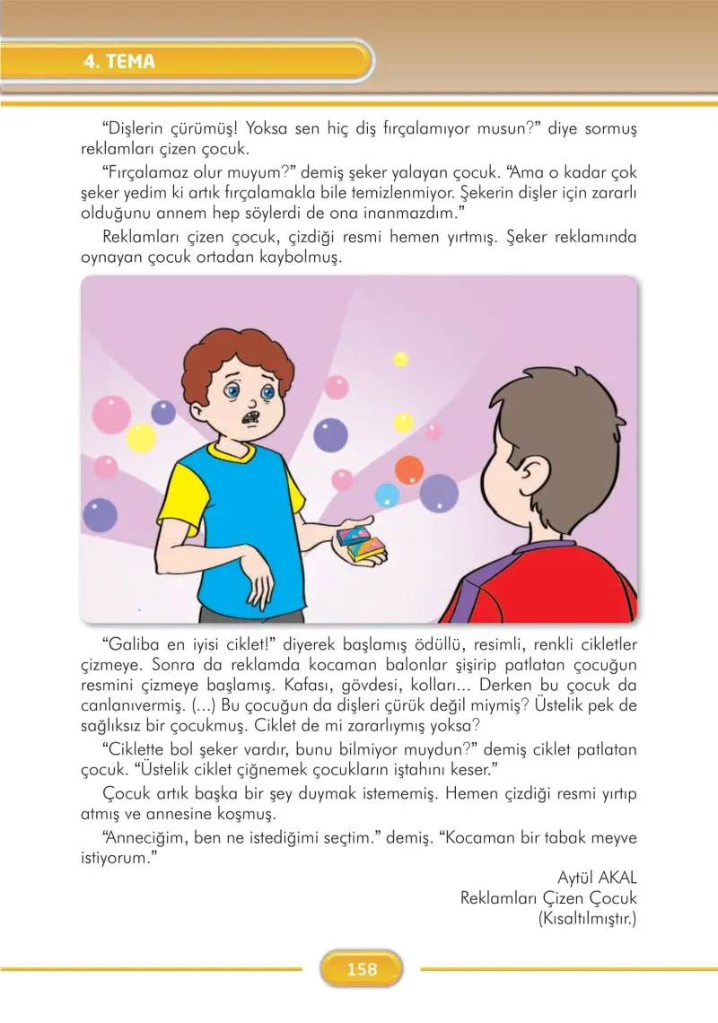 3. Sınıf Türkçe Ders Kitabı Cevapları İlke Yayınları Sayfa 158