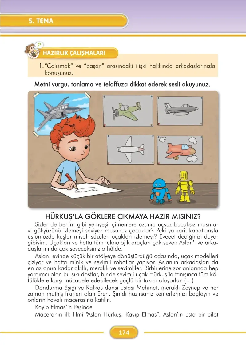 3. Sınıf Türkçe Ders Kitabı Cevapları İlke Yayınları Sayfa 174